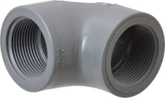 Value Collection - 1-1/4" CPVC Plastic Pipe 90° Elbow - Schedule 80, FIPT x FIPT End Connections - Exact Tool & Supply