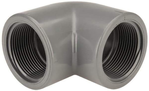 Value Collection - 1-1/2" CPVC Plastic Pipe 90° Elbow - Schedule 80, FIPT x FIPT End Connections - Exact Tool & Supply
