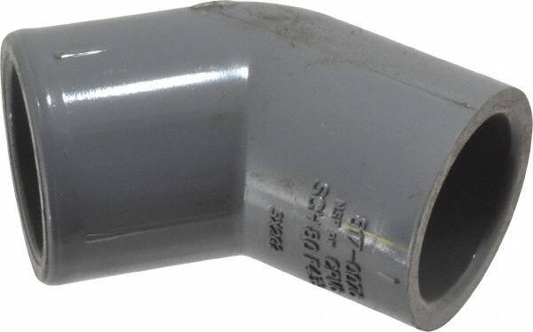 Value Collection - 3/4" CPVC Plastic Pipe 45° Elbow - Schedule 80, Slip x Slip End Connections - Exact Tool & Supply
