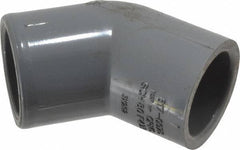 Value Collection - 3/4" CPVC Plastic Pipe 45° Elbow - Schedule 80, Slip x Slip End Connections - Exact Tool & Supply