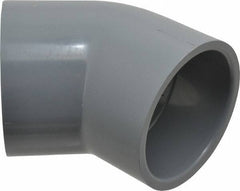 Value Collection - 3" CPVC Plastic Pipe 45° Elbow - Schedule 80, Slip x Slip End Connections - Exact Tool & Supply