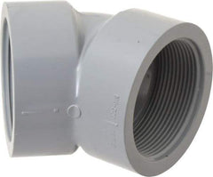 Value Collection - 2" CPVC Plastic Pipe 45° Elbow - Schedule 80, FIPT x FIPT End Connections - Exact Tool & Supply