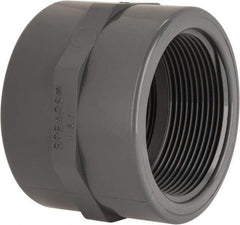 Value Collection - 2" CPVC Plastic Pipe Coupling - Schedule 80, FIPT x FIPT End Connections - Exact Tool & Supply