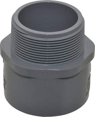 Value Collection - 2" CPVC Plastic Pipe Male Adapter - Schedule 80, MIPT x Slip End Connections - Exact Tool & Supply