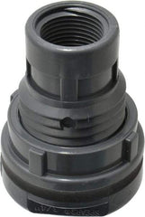 Value Collection - 3/4" PVC Plastic Pipe Bulkhead Tank Adapter - Schedule 80, Slip x FIPT End Connections - Exact Tool & Supply