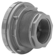 Value Collection - 4" CPVC Plastic Pipe Bulkhead Tank Adapter - Schedule 80, FIPT x FIPT End Connections - Exact Tool & Supply