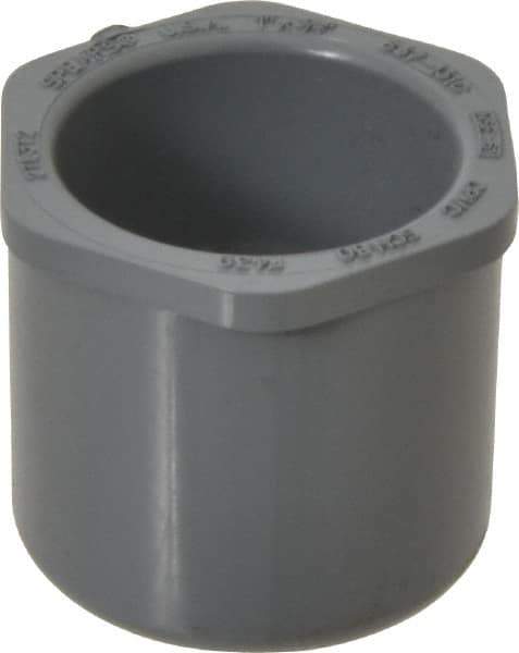 Value Collection - 1 x 3/4" CPVC Plastic Pipe Bushing - Schedule 80, Spig x Slip End Connections - Exact Tool & Supply