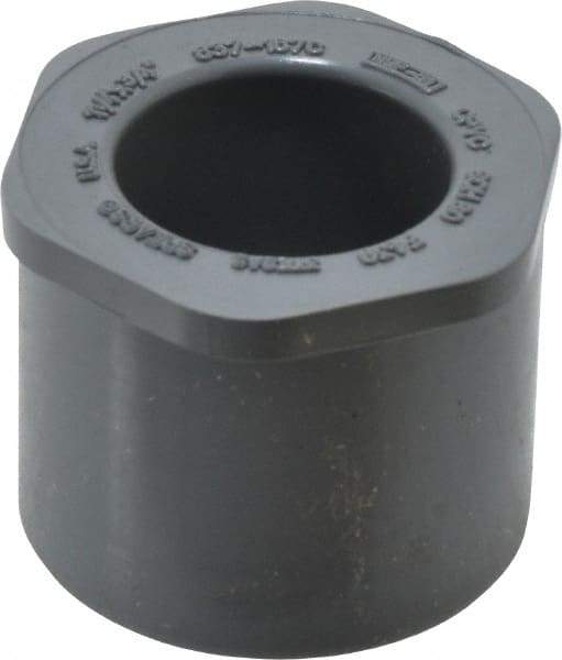 Value Collection - 1-1/4 x 3/4" CPVC Plastic Pipe Bushing - Schedule 80, Spig x Slip End Connections - Exact Tool & Supply