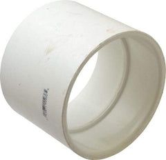 B&K Mueller - 4", PVC Drain, Waste & Vent Pipe Coupling - Hub x Hub - Exact Tool & Supply