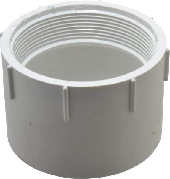 B&K Mueller - 4", PVC Drain, Waste & Vent Pipe Female Adapter - Hub x FIPT - Exact Tool & Supply