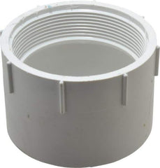 B&K Mueller - 4", PVC Drain, Waste & Vent Pipe Female Adapter - Hub x FIPT - Exact Tool & Supply