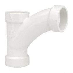 B&K Mueller - 1-1/2", PVC Drain, Waste & Vent Pipe Combination TY - Hub x Hub x Hub - Exact Tool & Supply