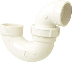 B&K Mueller - 1-1/2", PVC Drain, Waste & Vent Pipe P Trap with Union - Hub x Hub - Exact Tool & Supply