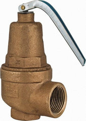Conbraco - 3/4" Inlet, 1" Outlet, ASME Section IV Safety Relief Valve - 15 Max psi, Bronze, 635,000 BTUs - Exact Tool & Supply