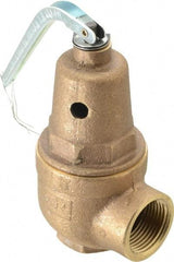 Conbraco - 3/4" Inlet, 1" Outlet, ASME Section IV Safety Relief Valve - 30 Max psi, Bronze, 970,000 BTUs - Exact Tool & Supply