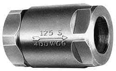 Conbraco - 3" Bronze Check Valve - Inline, FNPT x FNPT - Exact Tool & Supply