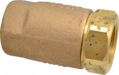 Conbraco - 1-1/4" Bronze Check Valve - Inline, FNPT x FNPT - Exact Tool & Supply