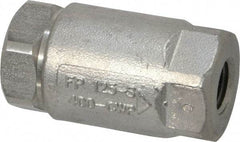 Conbraco - 1/4" Stainless Steel Check Valve - Inline, FNPT x FNPT - Exact Tool & Supply