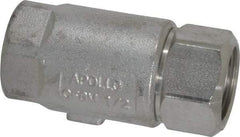 Conbraco - 1/2" Stainless Steel Check Valve - Inline, FNPT x FNPT - Exact Tool & Supply