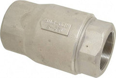 Conbraco - 2" Stainless Steel Check Valve - Inline, FNPT x FNPT - Exact Tool & Supply