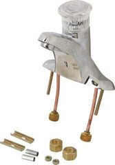 Moen - Knob Handle, Deck Plate Bathroom Faucet - One Handle, No Drain, Standard Spout - Exact Tool & Supply