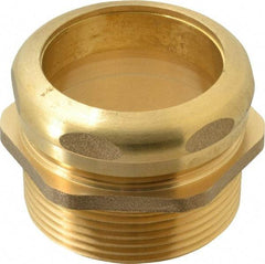 Federal Process - 1-1/2 Inch Pipe, Male Compression Waste Connection - Chrome Plated, Cast Brass - Exact Tool & Supply