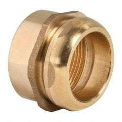 Federal Process - 1-1/2 Inch Pipe, Female Compression Waste Connection - Chrome Plated, Cast Brass - Exact Tool & Supply