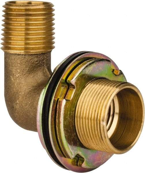 B&K Mueller - Thin Wall Shower Stall Elbow - Brass - Exact Tool & Supply