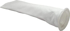 Pentair - 5 Micron, Size 6, Semi Rigid Bag Filter - 4 Inch Diameter, 18.5 Inch Long, 1-3/4 Sq. Ft. - Exact Tool & Supply
