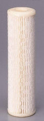 Pentair - 4-1/2" OD, 50µ, Non-Woven Polyester Pleated Cartridge Filter - 9-3/4" Long, Reduces Sediments - Exact Tool & Supply