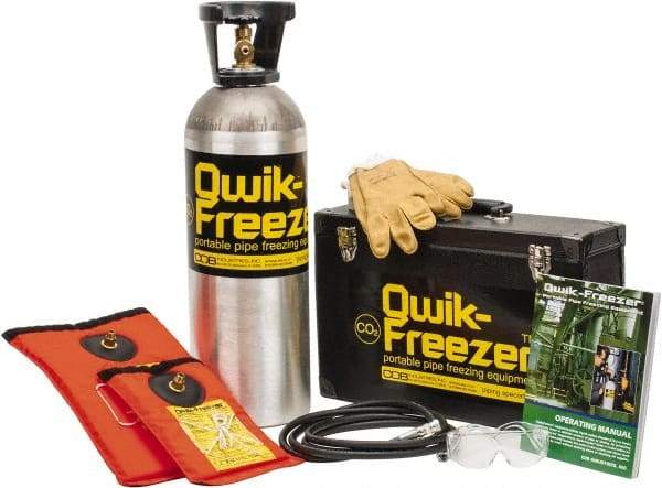 Made in USA - Quick Freezing Kit - 3/8 to 1-1/2" Pipe Capacity - Exact Tool & Supply