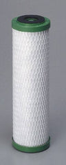 Pentair - 2-7/8" OD, 0.5µ, Carbon Briquette/Resin Giardia & Cryptosporidium Reduction Cartridge Filter - 9-3/4" Long, Reduces Tastes, Odors & Sediments - Exact Tool & Supply