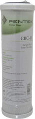 Pentair - 2-7/8" OD, 0.5µ, Carbon Briquette Giardia & Cryptosporidium Reduction Cartridge Filter - 9-3/4" Long, Reduces Tastes, Odors & Sediments - Exact Tool & Supply