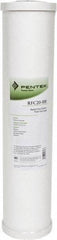 Pentair - 4-1/2" OD, 25µ, Granular Activated Carbon Radial Flow Cartridge Filter - 20" Long, Reduces Tastes, Odors & Sediments - Exact Tool & Supply