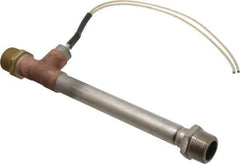 Hotwatt - 8.44" Long 750 Watt Inline Heater - 136 Watt/Sq In, 120 Volt, 12 Leads - Exact Tool & Supply