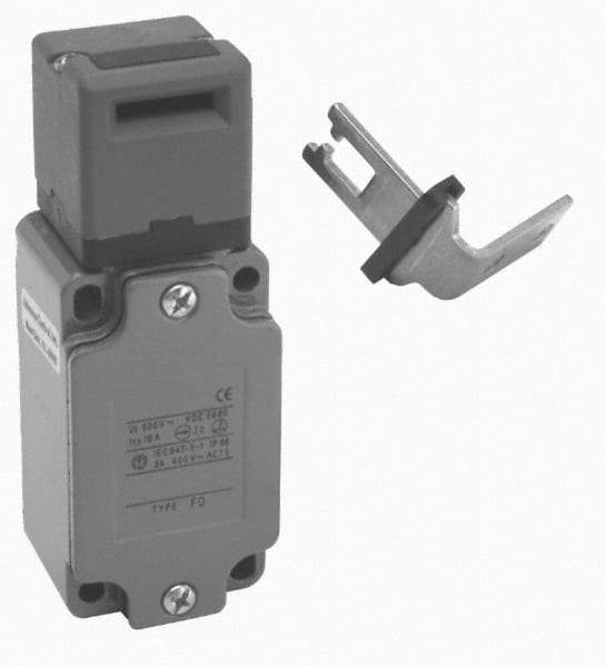 ACI - 10 Amp, 24-300 VDC, 250-600 VAC, 3 Pole Fused Safety Switch - 10 Amp, 24-300 VDC, 250-600 VAC, 2.2 Inch Wide x 1.44 Inch Deep x 5.31 Inch High, Nonmetallic, 3NC Contact Configuration - Exact Tool & Supply