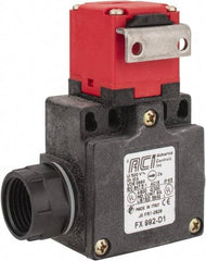 ACI - 10 Amp, 24-300 VDC, 250-600 VAC, 2 Pole Fused Safety Switch - 10 Amp, 24-300 VDC, 250-600 VAC, 1.969 Inch Wide x 1.24 Inch Deep x 3.41 Inch High, Nonmetallic, 2NC Contact Configuration - Exact Tool & Supply