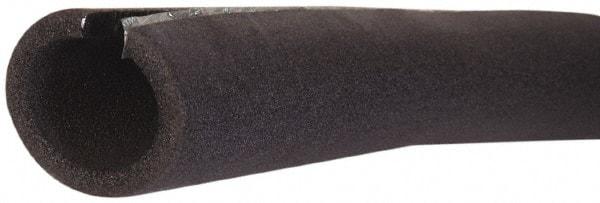 Made in USA - 3/4" Thick x 3/8" Pipe x 6' Long, Polyethylene Flexible Pipe Insulation - -160 to 200°F - Exact Tool & Supply