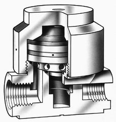 Simtech - 1" NPTF Diaphram Operated Valve - 125 Max psi, PP/EPDM Material - Exact Tool & Supply