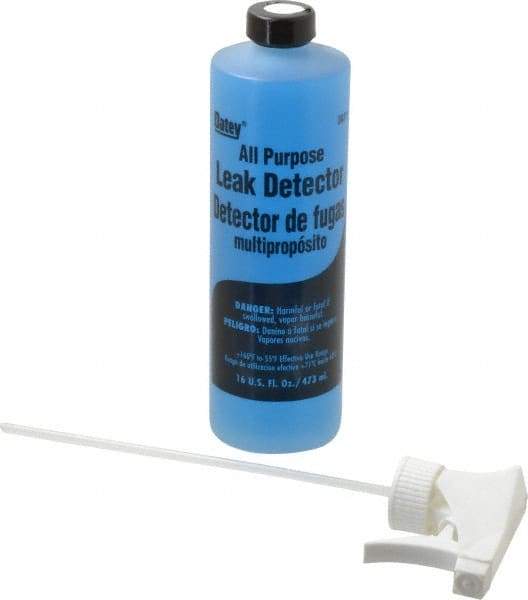 Oatey - 16 Ounce All-Purpose Leak Detector - Spray Bottle - Exact Tool & Supply