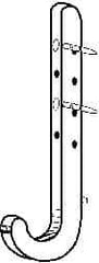 Oatey - 1" Pipe, ABS CTS Pipe Hook - 4" Long - Exact Tool & Supply