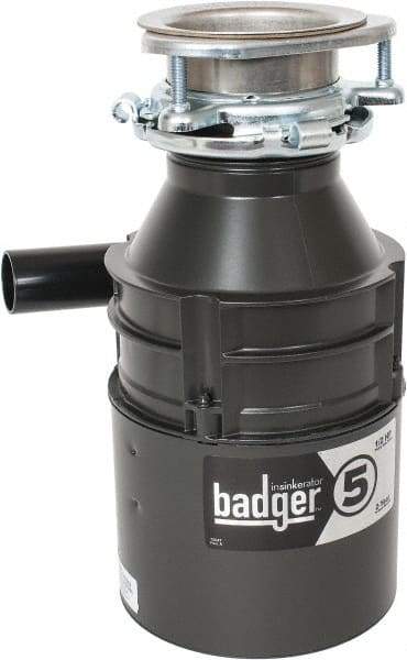 ISE In-Sink-Erator - Badger 5 Food Waste Disposer - 1/2 HP - Exact Tool & Supply