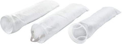 Parker - 5 Micron, Size 1, High Flow Bag Filter - 7 Inch Diameter, 16-1/2 Inch Long - Exact Tool & Supply