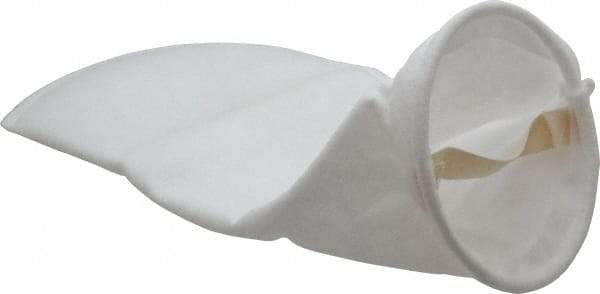 Parker - 100 Micron, Size 1, High Flow Bag Filter - 7 Inch Diameter, 16-1/2 Inch Long - Exact Tool & Supply