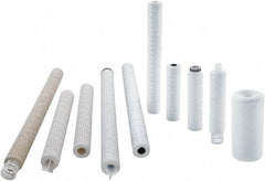 Parker - 2-1/2" OD, 5µ, Rayon String-Wound Cartridge Filter - 20" Long - Exact Tool & Supply