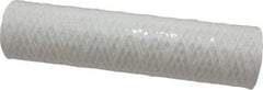 Parker - 2-1/2" OD, 5µ, Cotton String-Wound Cartridge Filter - 10" Long - Exact Tool & Supply