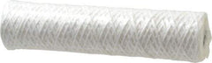 Parker - 2-1/2" OD, 5µ, Cotton String-Wound Cartridge Filter - 10" Long - Exact Tool & Supply