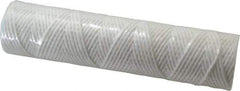 Parker - 2-1/2" OD, 10µ, Cotton String-Wound Cartridge Filter - 10" Long - Exact Tool & Supply