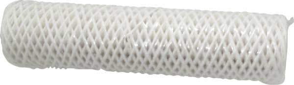 Parker - 2-1/2" OD, 50µ, Acetate Cotton String-Wound Cartridge Filter - 10" Long - Exact Tool & Supply