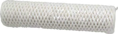 Parker - 2-1/2" OD, 50µ, Acetate Cotton String-Wound Cartridge Filter - 10" Long - Exact Tool & Supply